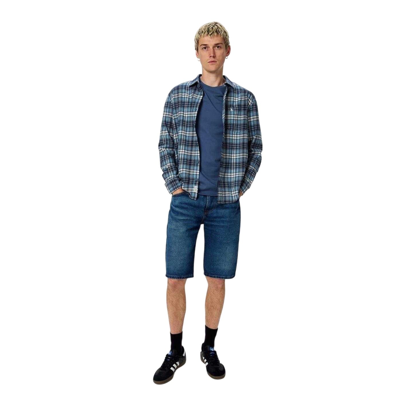 Navy - Lifestyle - Jack Wills Mens Checked Long-Sleeved Shirt