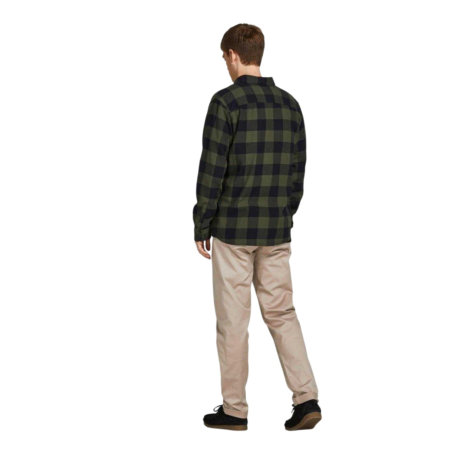 Beige - Pack Shot - Jack And Jones Mens KanePablo Cotton Blend Chinos