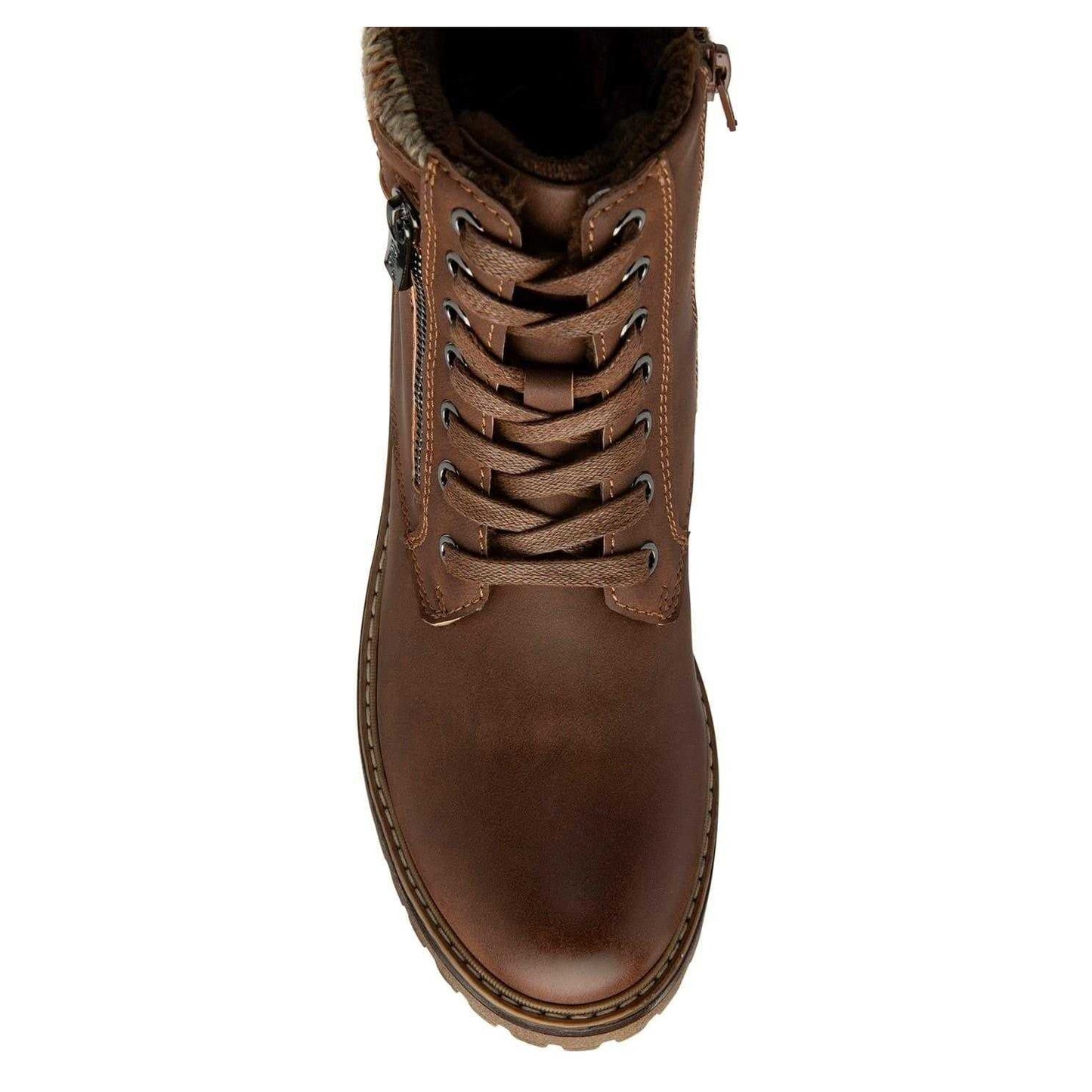 Brown - Lifestyle - Lotus Shoes Womens-Ladies Stefani Waterproof Ankle Boots