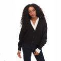 Black - Front - Only Womens-Ladies Carol Nice Knitted Cardigan