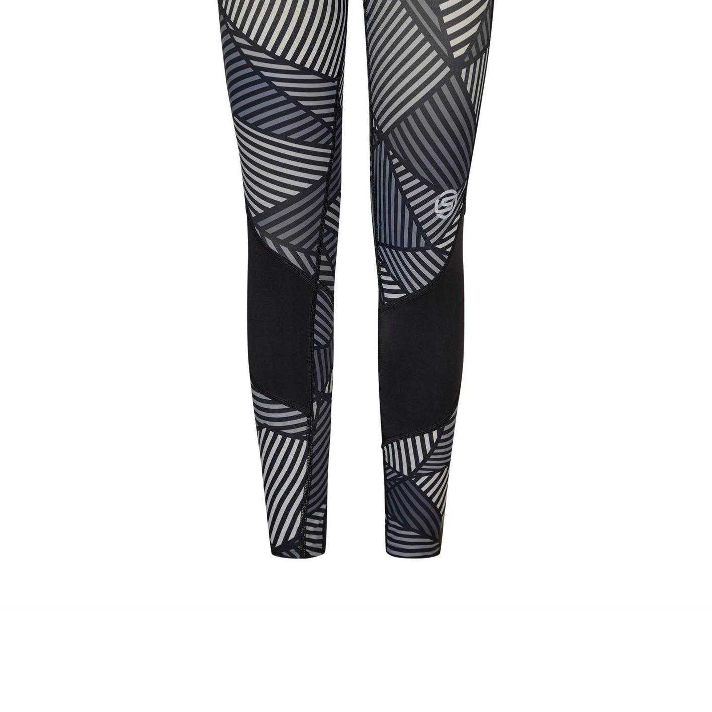 Grey - Side - Skins Womens-Ladies Fitted 7-8 Leggings
