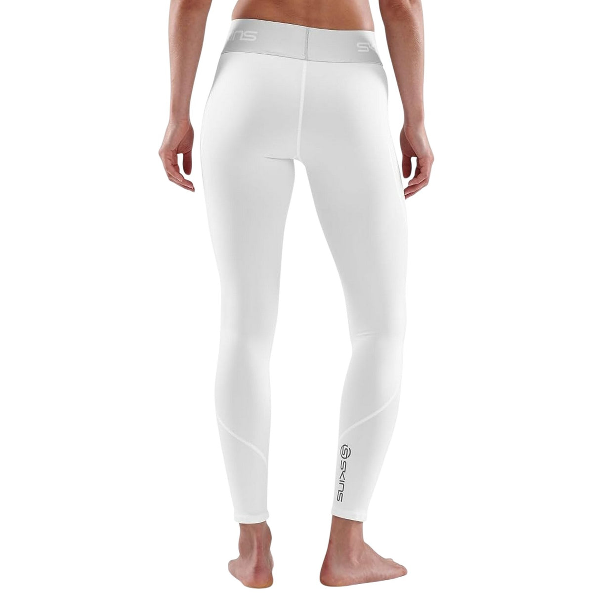 White - Lifestyle - Skins Womens-Ladies Series-1 7-8 Leggings