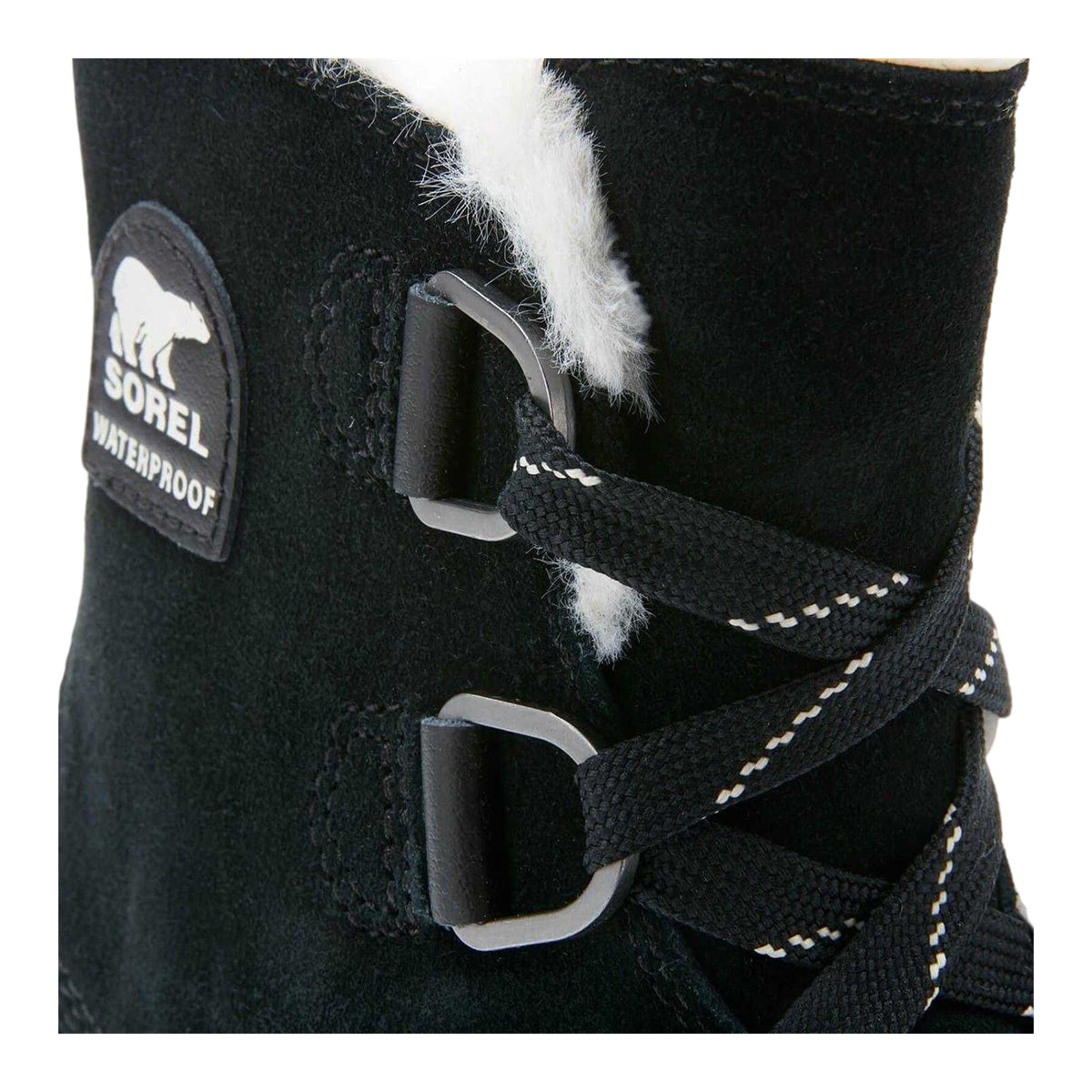 Black - Lifestyle - Sorel Womens-Ladies Leather Hiking Winter Boots