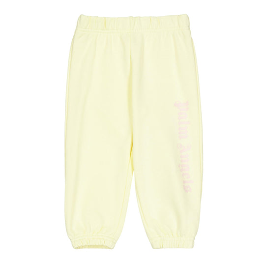Yellow - Front - Palm Angels Baby Logo Joggers