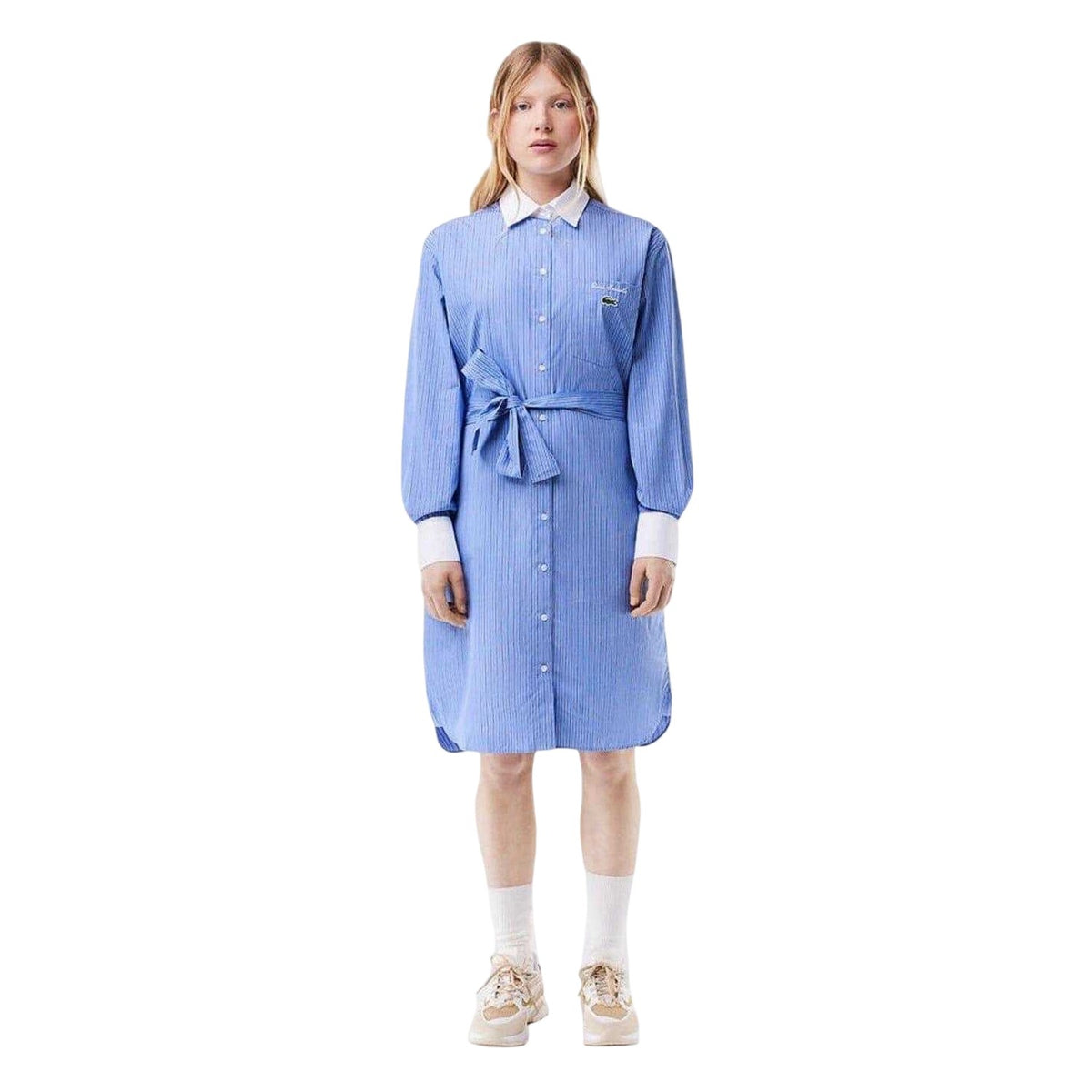 Persian Blue - Lifestyle - Lacoste Womens-Ladies Rene Shirt Dress