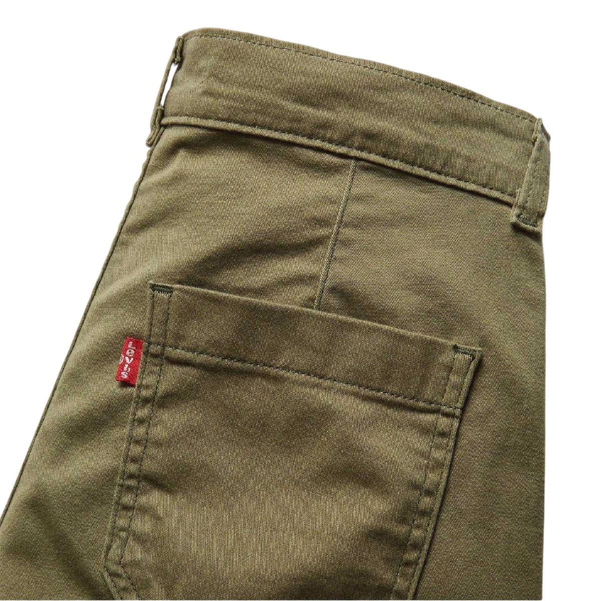 Olive Night - Lifestyle - Levis Womens-Ladies Utility Pocket Trousers