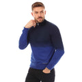Blue-Navy - Side - Boss Mens Gesso Half Zip Sweatshirt