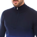 Blue-Navy - Lifestyle - Boss Mens Gesso Half Zip Sweatshirt