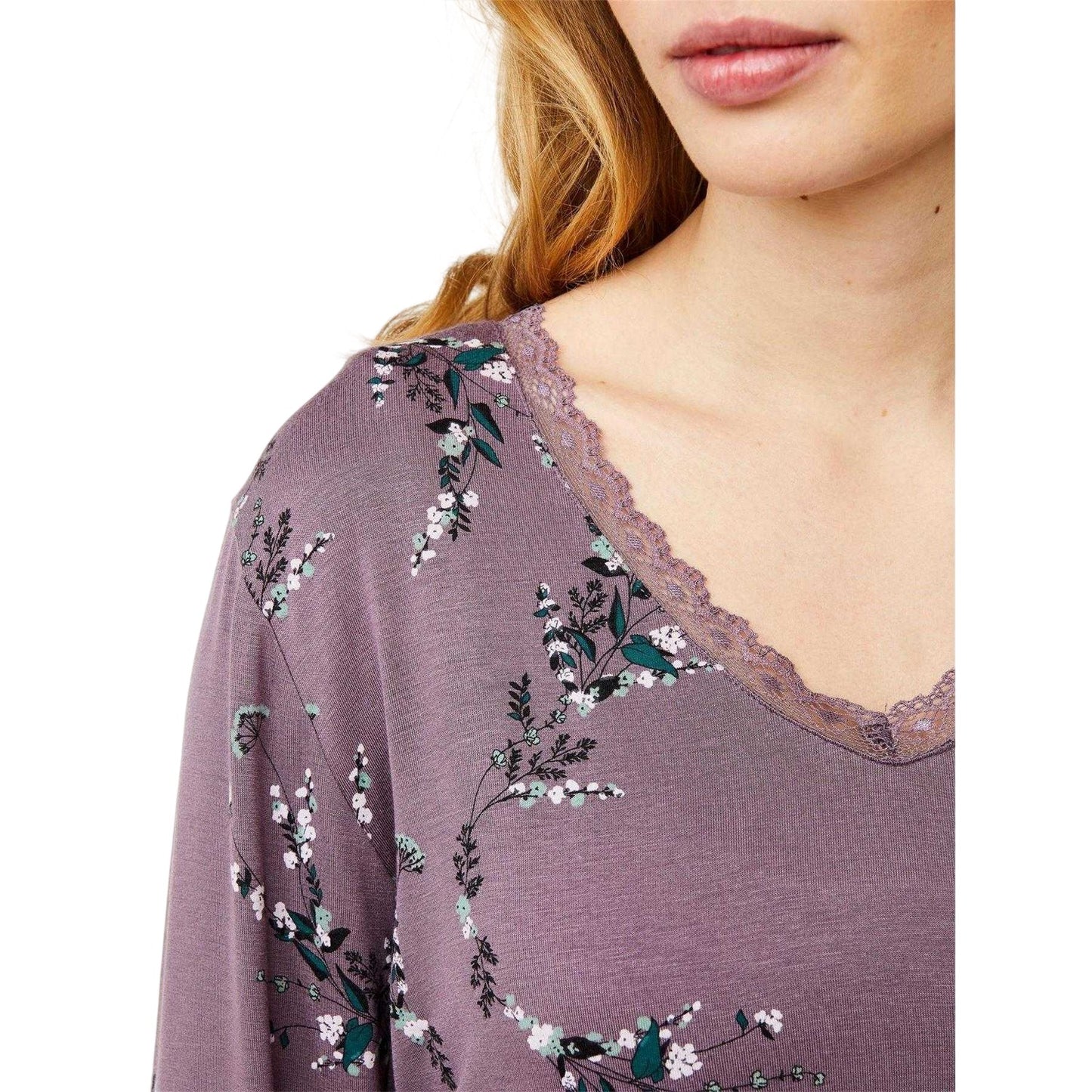 Purple - Lifestyle - CCDK Copenhagen Womens-Ladies Jordan Flowers T-Shirt