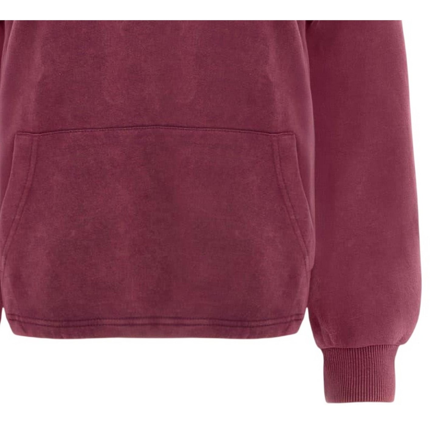 Burgundy - Lifestyle - I Saw It First Womens-Ladies Embroidered Logo Hoodie