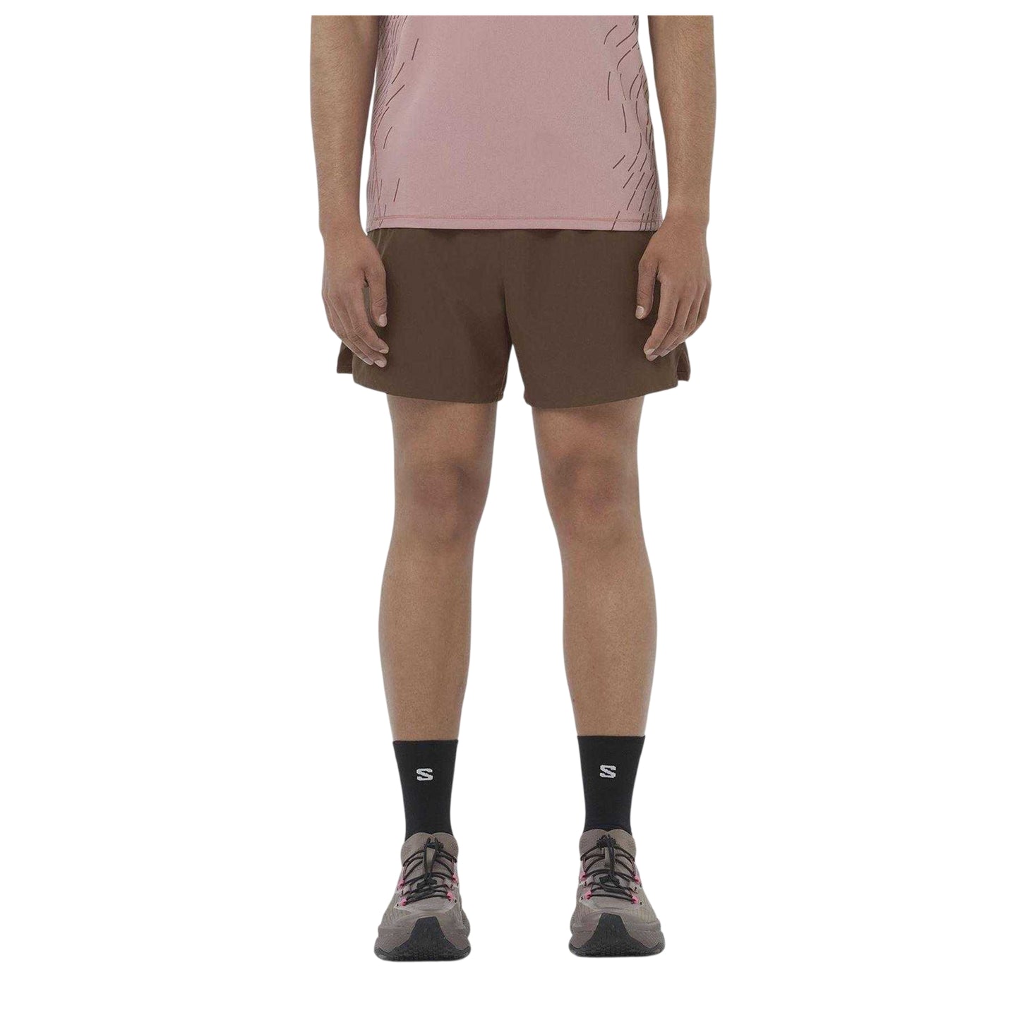 Coffee - Lifestyle - Salomon Mens Shakeout Core Running Shorts