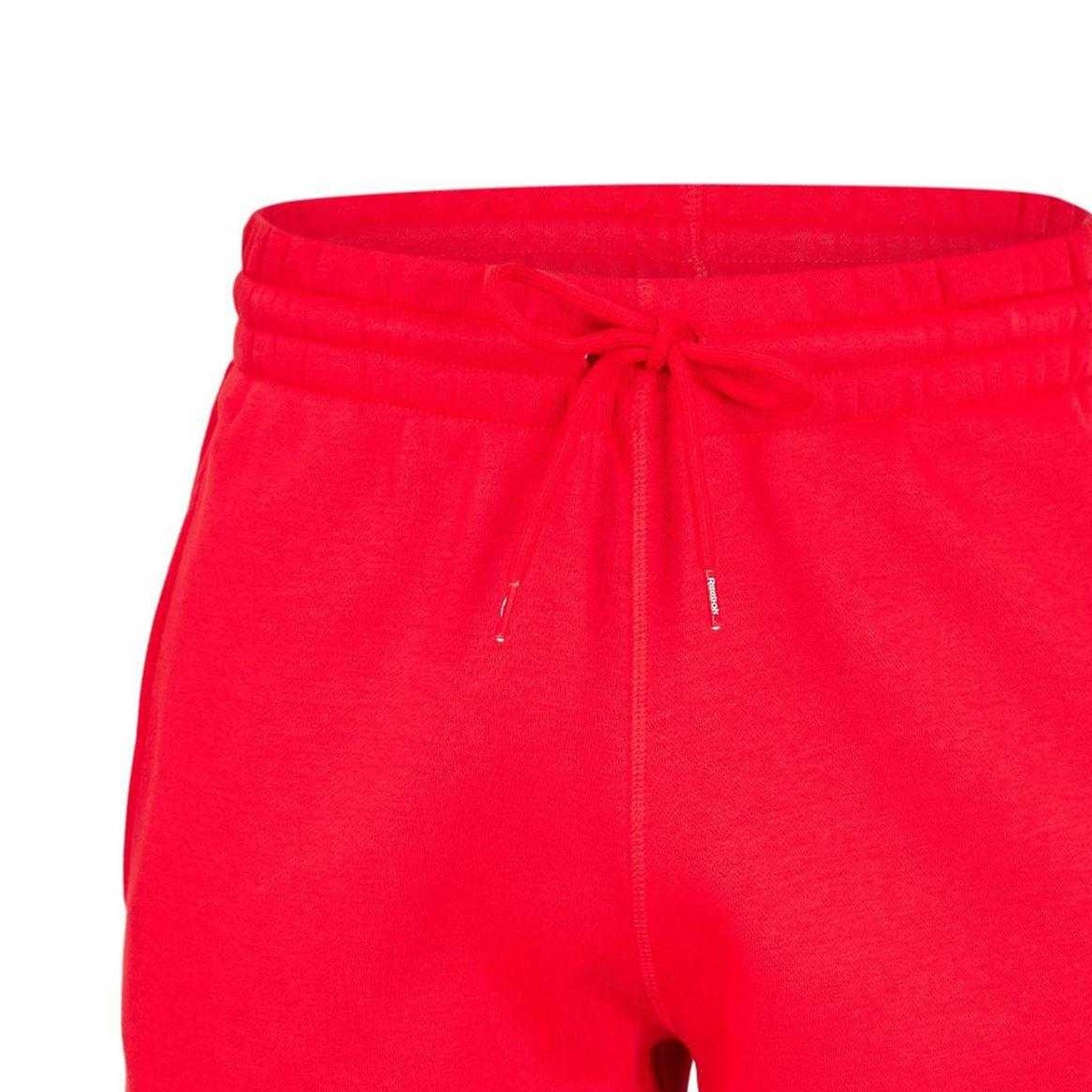 Red-Black - Side - Reebok Mens Identity Fleece Shorts