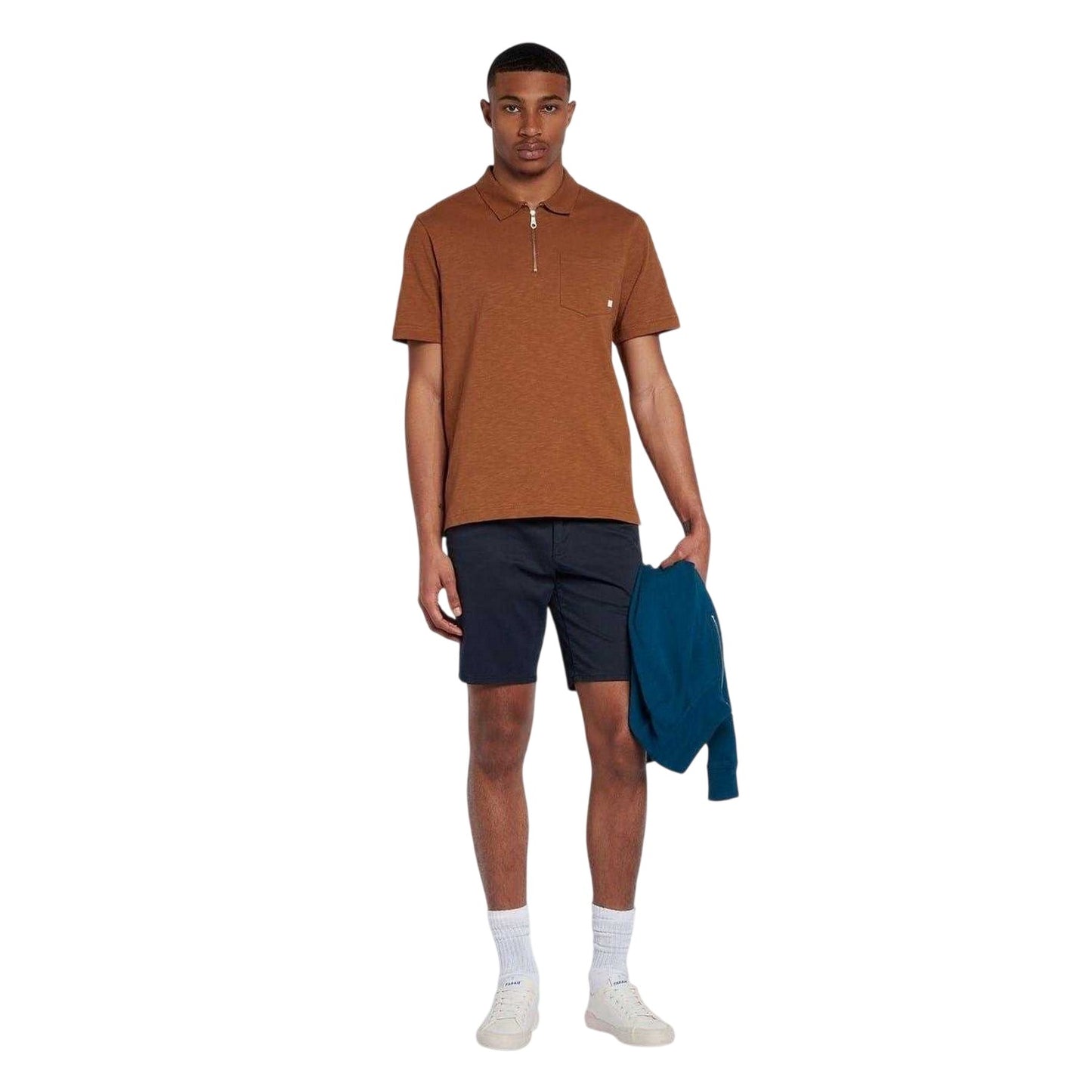 Golden Brown - Side - Farah Mens Chancery Regular Polo Shirt