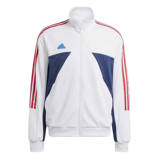 White - Front - Adidas Mens House of Tiro Nations Pack Track Jacket