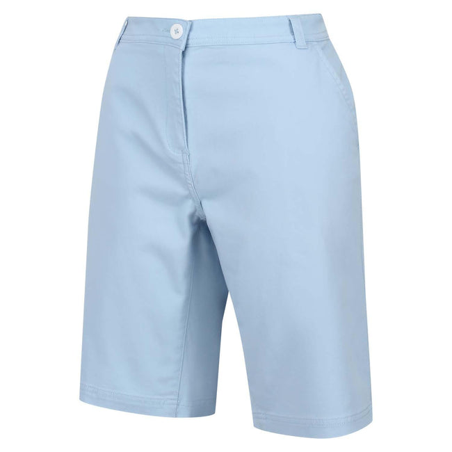 Blue - Front - Regatta Womens-Ladies Bayla Chino Shorts