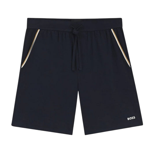 Dark Blue - Front - Boss Mens Unique Pyjama Shorts