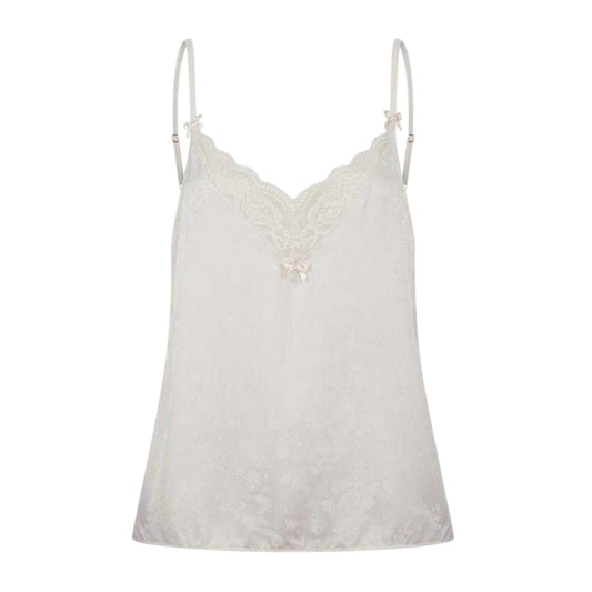 Pink - Front - Ted Baker Womens-Ladies V Neck Regular Sleeveless Pyjama Top