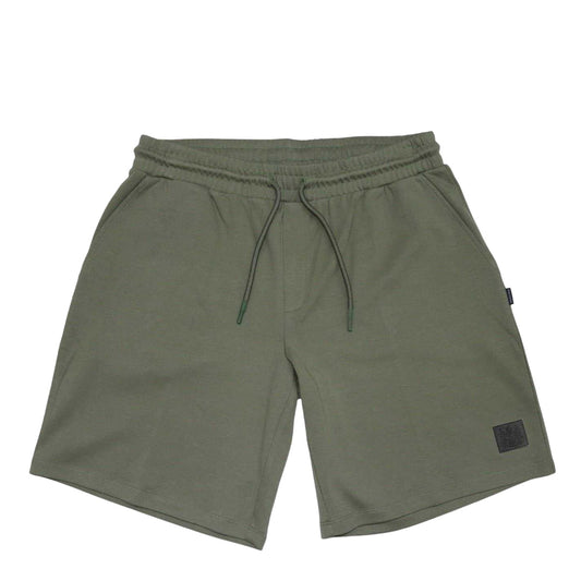 Military Green - Front - Aquascutum Mens Fleece Shorts