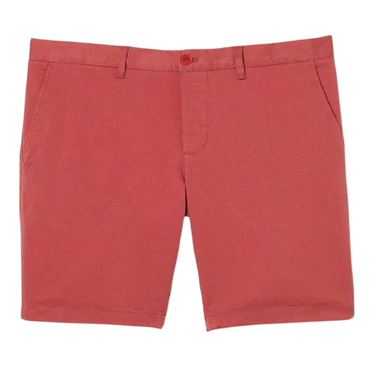 Sierra - Front - Lacoste Mens Organic Cotton Chino Shorts