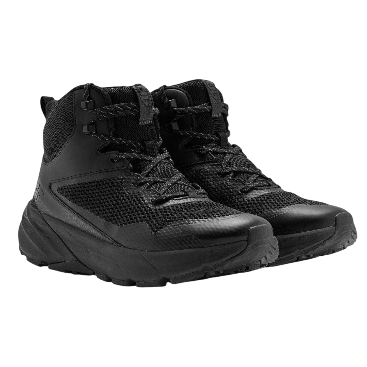 Triple Black - Side - 4F Mens Speed Logo Hiking Boots