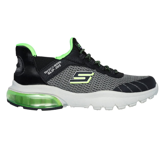 Charcoal-Black - Front - Skechers Childrens-Kids Razor Air - Hyper-Brisk Slip-In Trainers