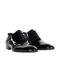 Black - Front - Boss Mens Evening Oxford Shoes