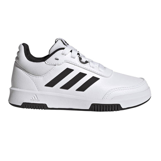 White-Black - Front - Adidas Childrens-Kids Tensaur Sport 2.0 Flat Trainers