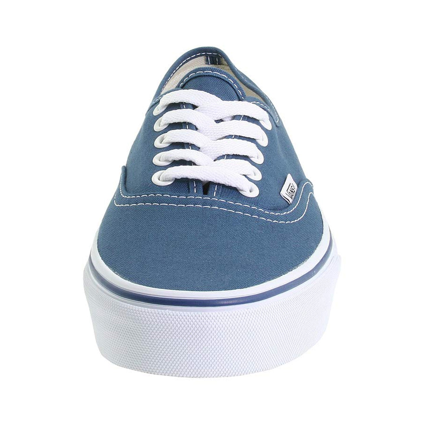 Navy - Pack Shot - Vans Mens Canvas Lace Up Flat Trainers