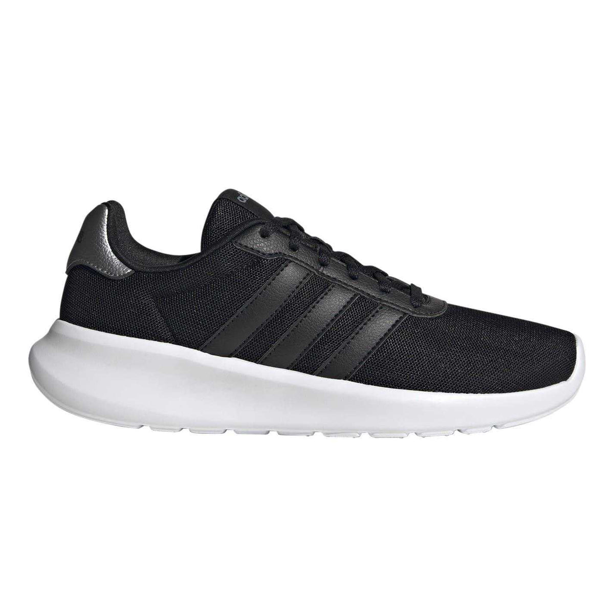 Black - Lifestyle - Adidas Womens-Ladies Lite Racer 3.0 Lace Up Trainers