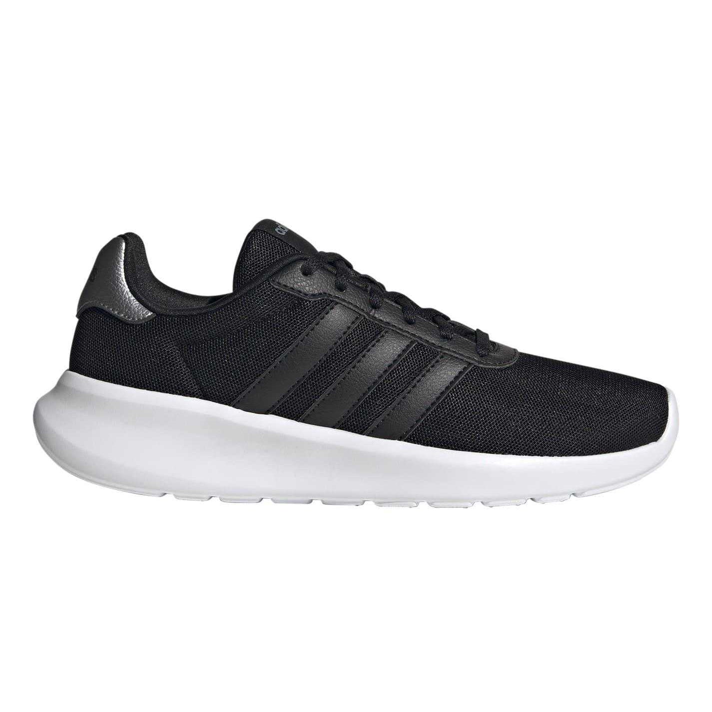 Black - Lifestyle - Adidas Womens-Ladies Lite Racer 3.0 Lace Up Trainers