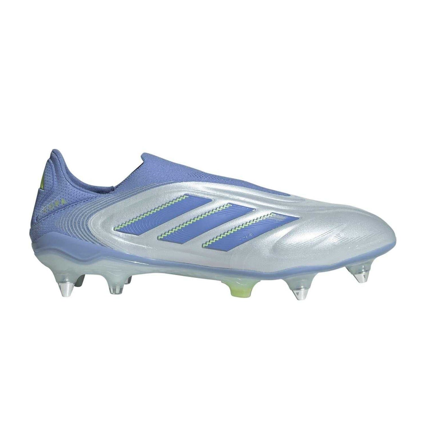 Blue-Lemon - Lifestyle - Adidas Mens Copa Pure III Elite 3 Stripes Leather Soft Ground Football Boots