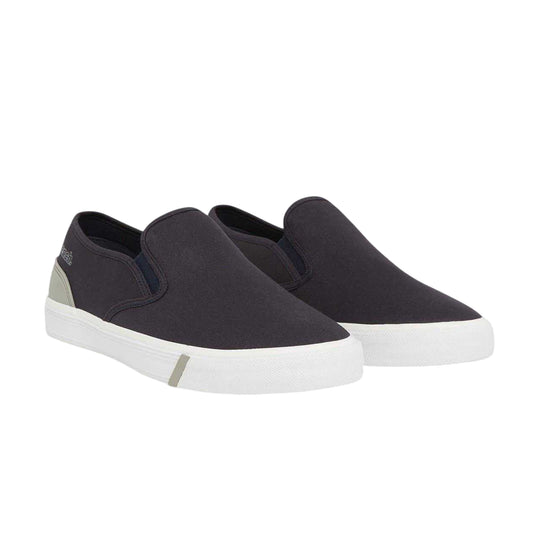 Navy - Front - Bench Mens Plain Slip-on Flat Trainers