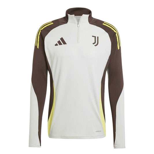 Ash White-Silver - Front - Adidas Mens 24-25 Juventus FC Training Top