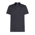 Blue - Front - Tommy Hilfiger Mens Regular Polo Shirt