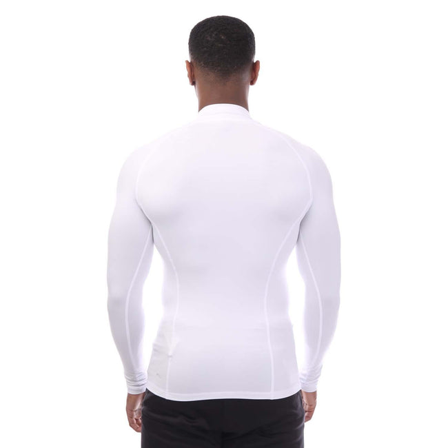 White - Back - Puma Mens Liga Long-Sleeved Base Layer Top
