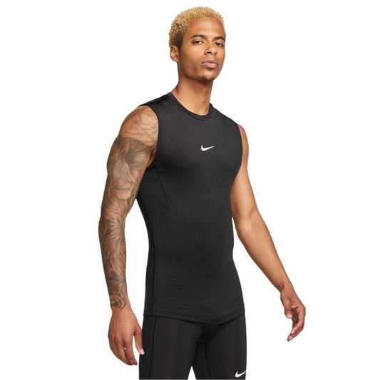 Black - Front - Nike Mens Dri-FIT Tank Top