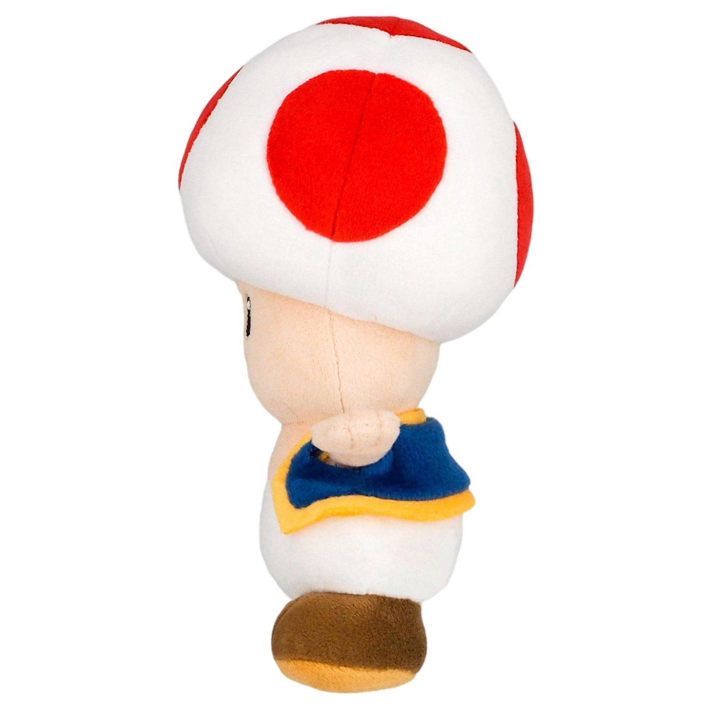 White-Red - Side - Super Mario Toad Plush Toy