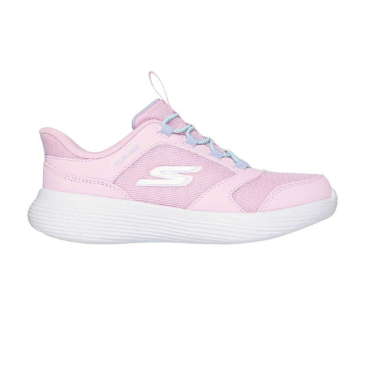 Light Pink - Front - Skechers Childrens-Kids Go Run 400 V2 Tetra Speed Slip-In Trainers