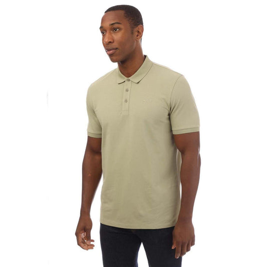 Green - Front - Hugo Mens Donos222 Short-Sleeved Polo Shirt