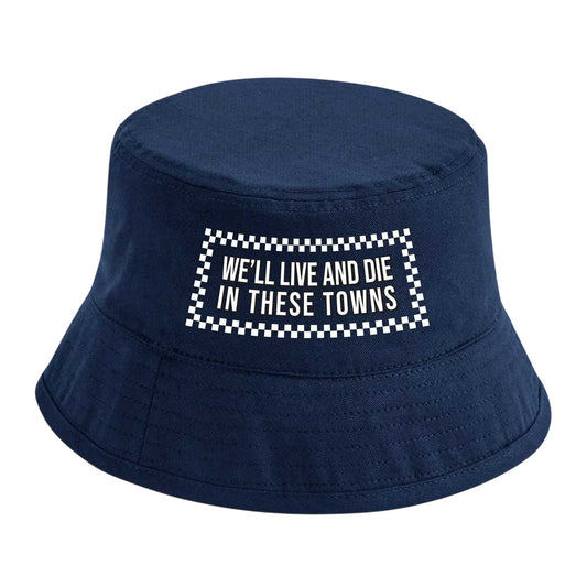 Navy - Front - Sport Direct Live And Die Coventry City FC Bucket Hat