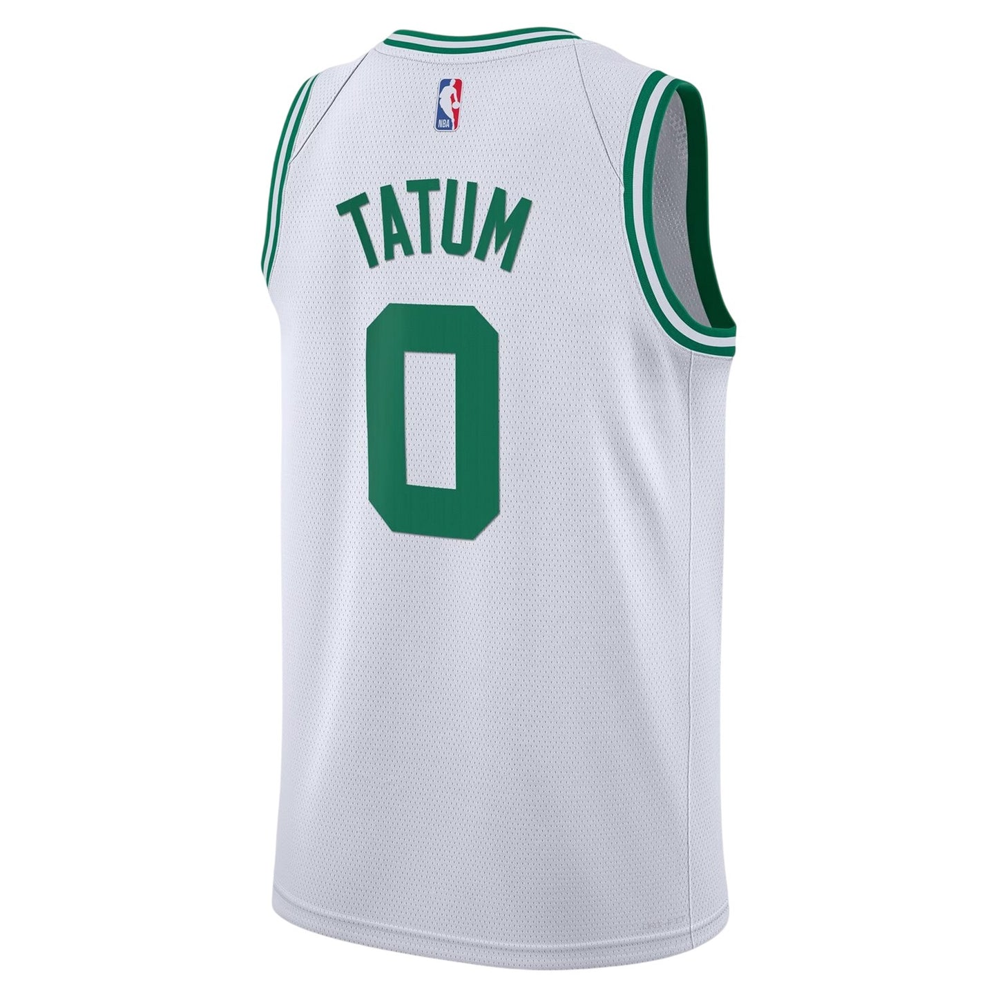 White - Back - Boston Celtics Childrens-Kids Jayson Tatum Basketball Jersey
