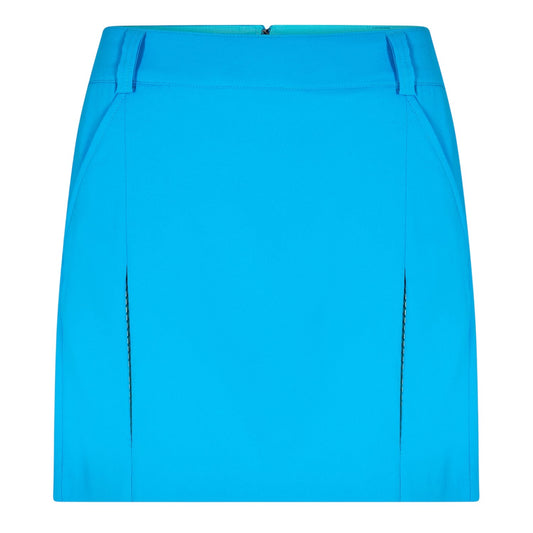 Blue - Front - Puma Womens-Ladies Woven Pleated Golf Skort