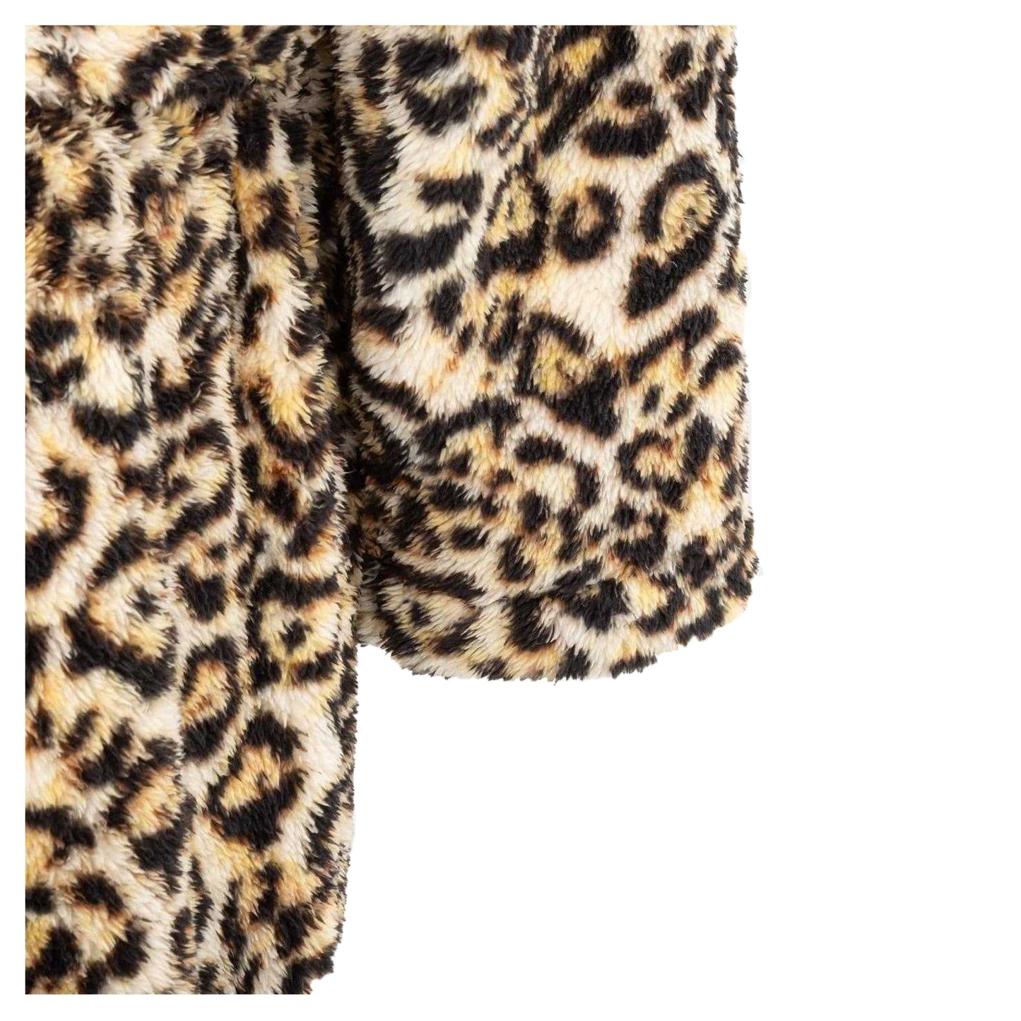 Brown-Black - Pack Shot - Linea Womens-Ladies Leopard Pattern Hooded Robe