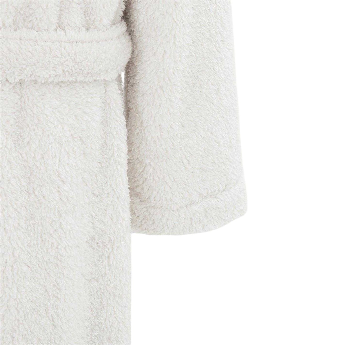 Grey - Pack Shot - Linea Womens-Ladies Fleece Hooded Long-Sleeved Robe