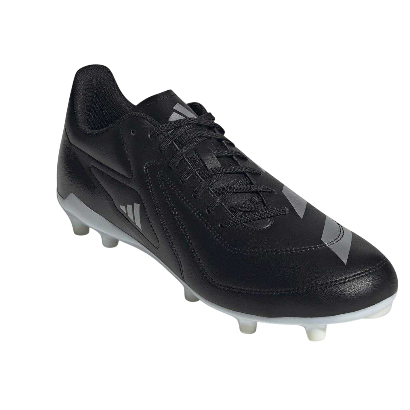 Black-White - Pack Shot - Adidas Mens RS15 Elite Leather Soft Ground Rugby Boots