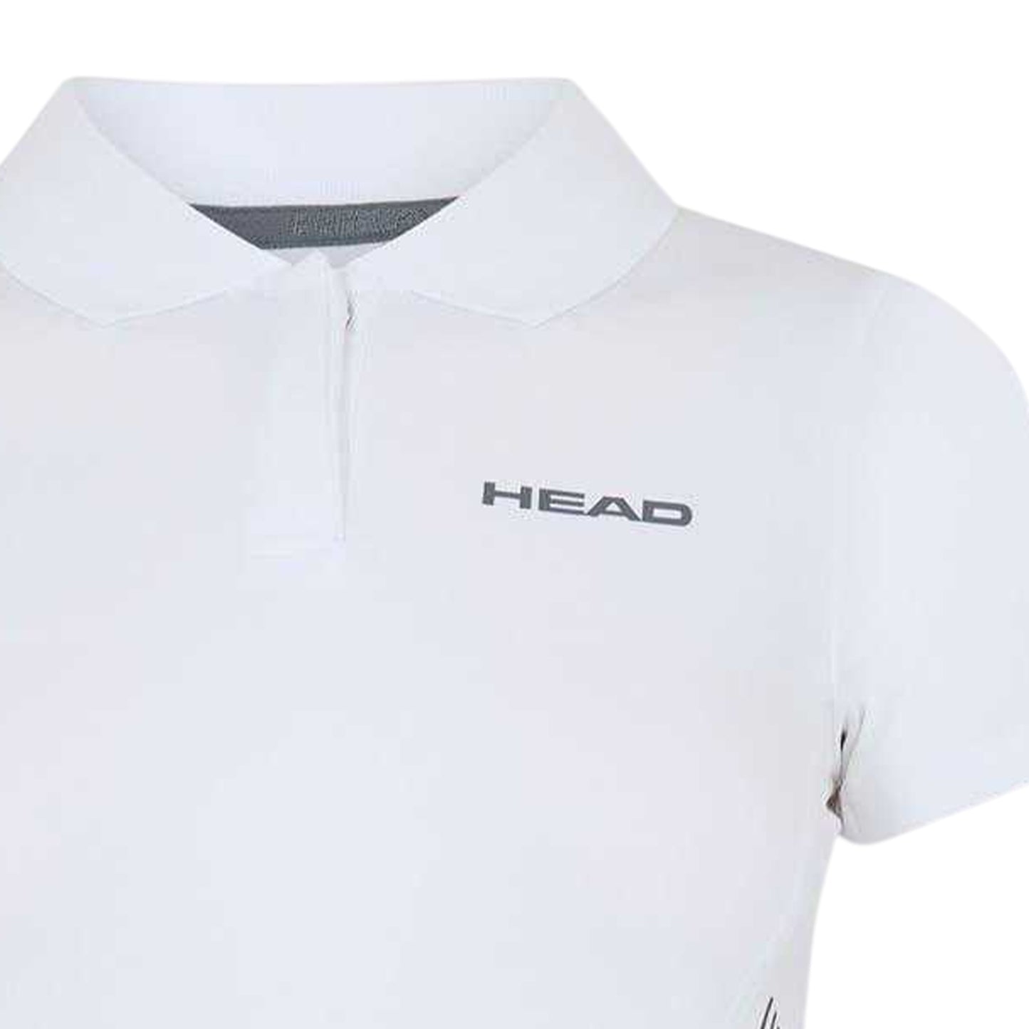 Light Blue - Side - Head Womens-Ladies Club Logo Polo Shirt