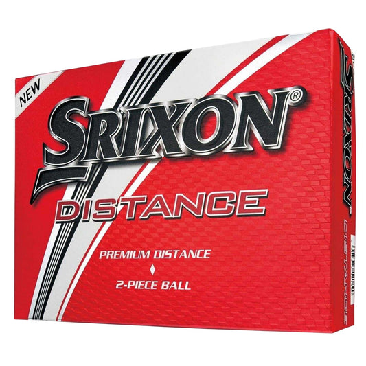 White - Front - Srixon Distance Golf Balls (Pack of 12)