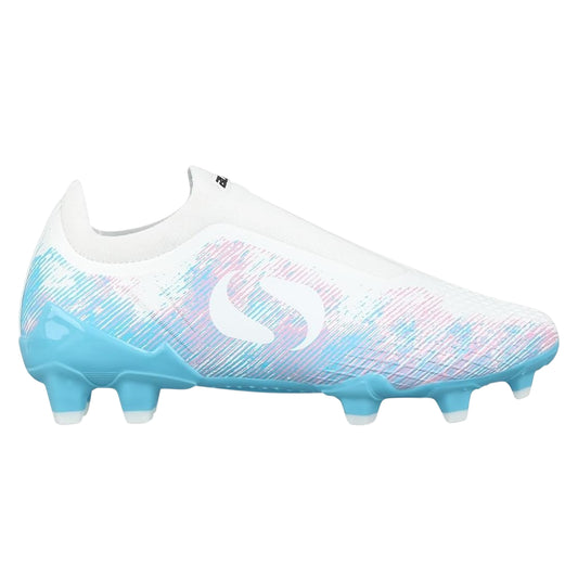 White-Pink-Blue - Front - Sondico Mens Blaze Football Boots