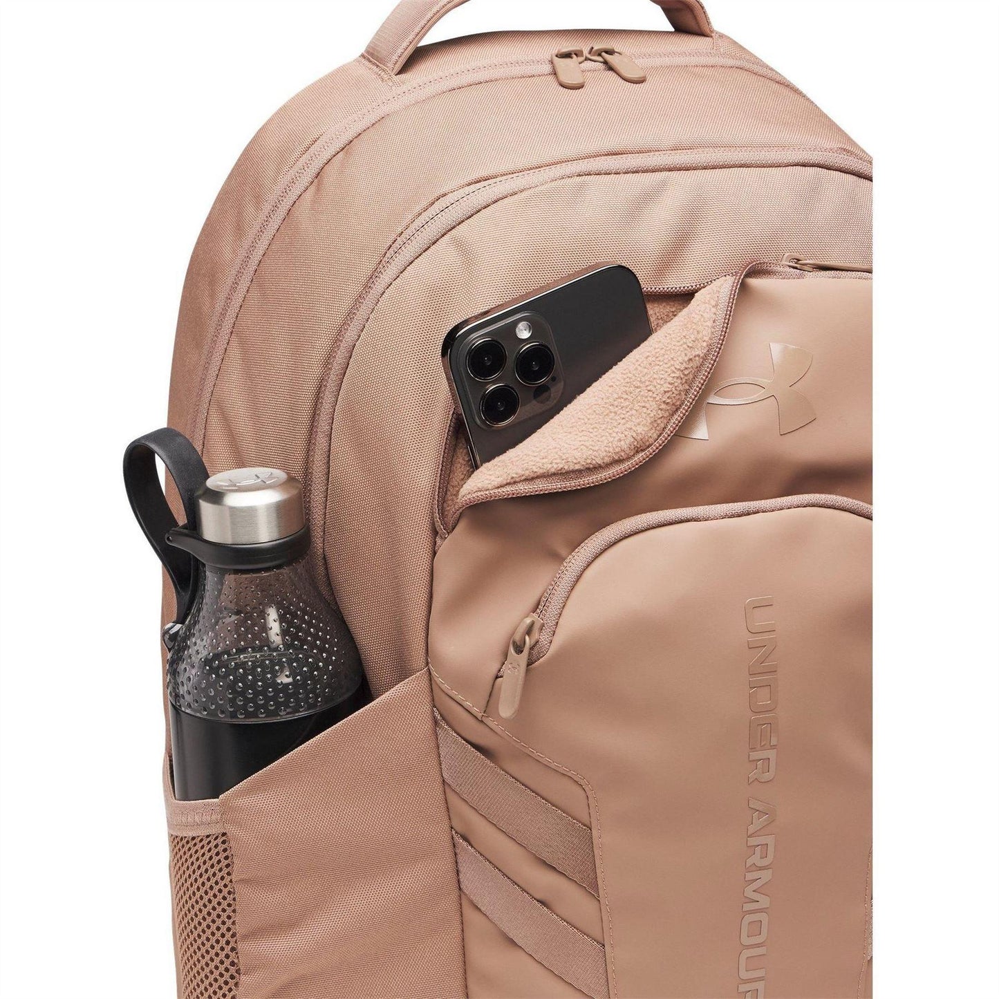 Almond - Pack Shot - Under Armour Hustle 6.0 29L Backpack
