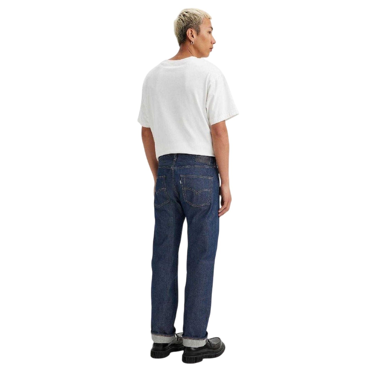 Dark Blue - Lifestyle - Levis Mens 80's Mid Rise Straight Leg Jeans